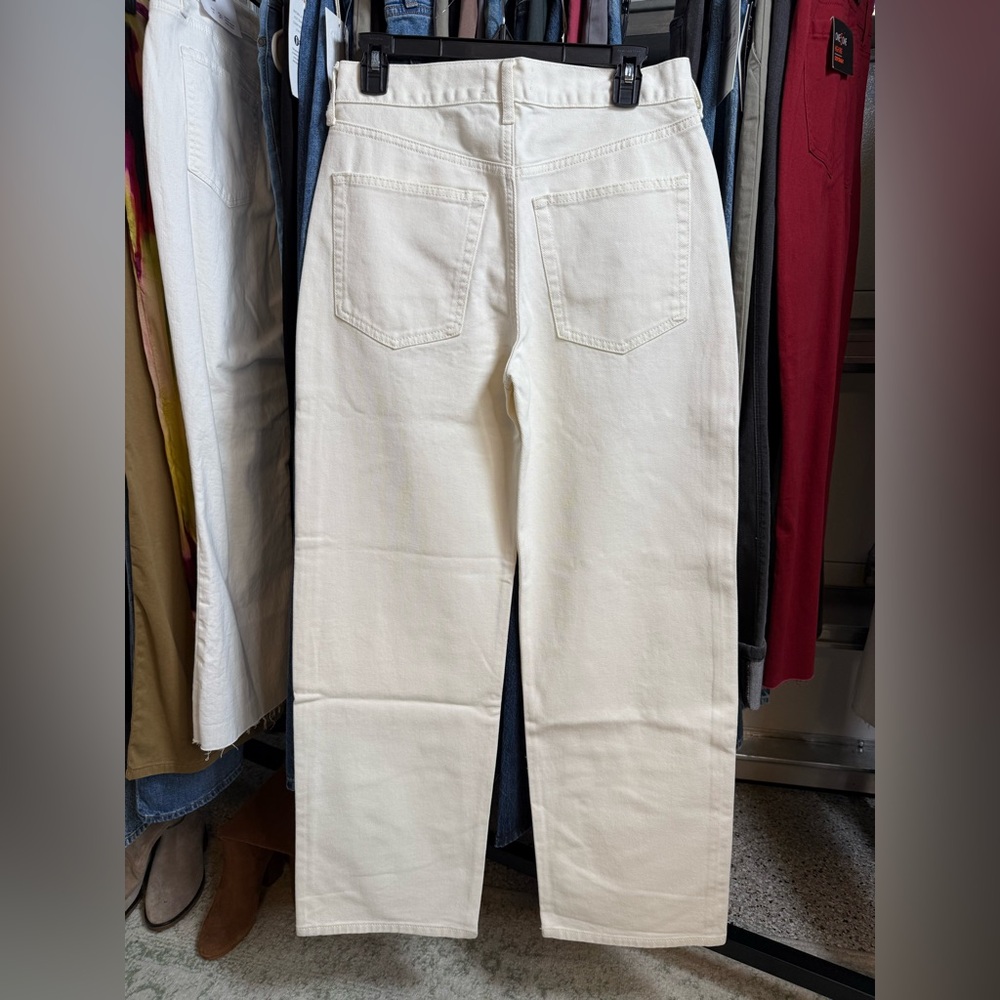 Etica Cream Wide-Leg Jeans - Picture 6 of 6
